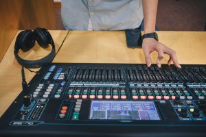 PA systems may require mixing desks
